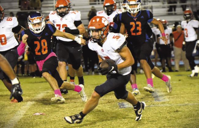 Tohopekaliga receiver Julian Nasco is the Osceola News-Gazette Offensive Player of the Year. PHOTO/KATIE WILLIAMS