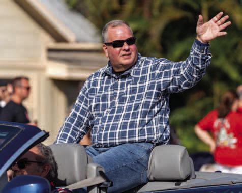 Recently retired St. Cloud City Manager Bill Sturgeon was Saturday's parade Grand Marshall.