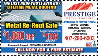 Prestige Metal Roofing