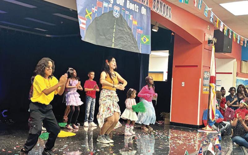 Rosalyn Rodriguez inspires students and the school community at Chestnut Elementary in Poinciana through dance. (Photo/Rosalyn Rodriguez)