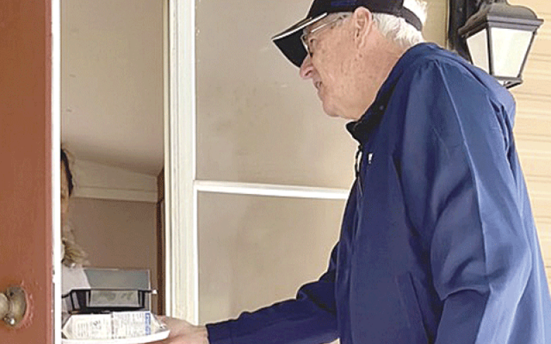 Roger delivers food–and much more–with Meals on Wheels. (Photo/Debbie Daniel)