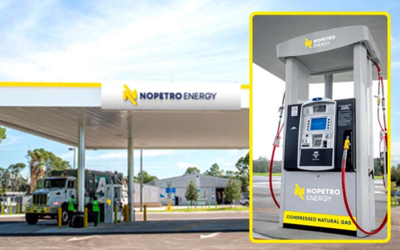 Expected to open by September, the Alaska Avenue facility will feature two fueling lanes designed to help the Central Florida Regional Transportation Authority scale its fleet efficiently. (Photos/Nopetro)