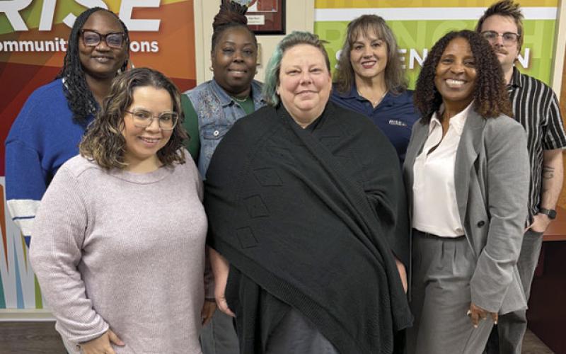 RISE team members, from left: ShaShaunte Jernigan, Olymphia Davis, Ingrid Keesler, Edward Lay, Karla Martinez, Aimee Soileau and Ana Nascimento (Submitted photo).