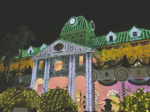 Give Kids the World Village is festooned with 1.5 to 2 million Christmas lights as its holiday event and fundraiser season begins. PHOTOS/DAVID CHIVERS