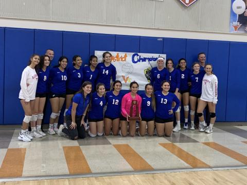 The Harmony Longhorns won the District 6A-10 volleyball tournament last week, and play Winter Haven in the regional playoffs tonight at 7 p.m.