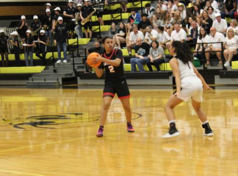Soleil DeJesus sets up the offense against Bishop Moore in Friday's regional final. PHOTO/KEN JACKSON