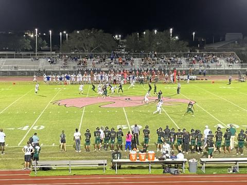 Harmony got a leg up in the District 4S-11 standings with a 38-13 win over Viera.
