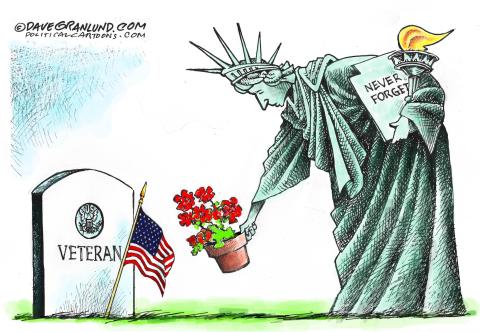 In remembrance of Memorial Day, government, utility and municipal offices will be closed Monday. CAGLE CARTOONS