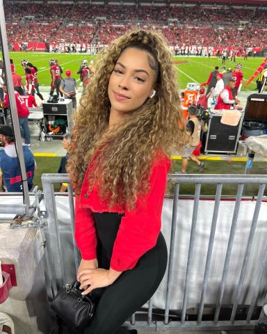 Destinie Diaz, 25, was an athletic trainer and Osceola High's 2016 Homecoming queen -- all in the same night. PHOTO/FACEBOOK