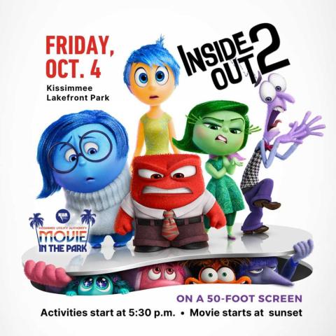 KUA will begin its Movie in the Park, a event the first Friday of each month through March weather permitting, on Oct. 4.