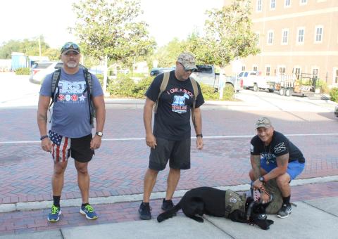 Just like in 2022, local veterans will shoulder their rucksacks and hit the streets on a Ruck March Saturday in St. Cloud. FILE PHOTO