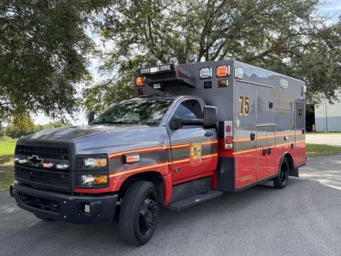 Osceola County Fire Rescue & EMS Rescue 75 will work out of Station 71 until the new station is built on Funie Steed Road in 2025. PHOTO/OSCEOLA COUNTY