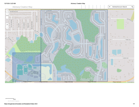Toho Water Authority was announced a precautionary boil water advisory has been issued for customers located in the Springlake Village area along the north side Boggy Creek Road. MAP/TOHO WATER