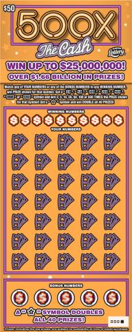 A Kissimmee man won a $1 million prize earlier this year among three prizes he claimed in the Florida Lottery's 500X THE CASH scratch-off game. PHOTO/FLORIDA LOTTERY