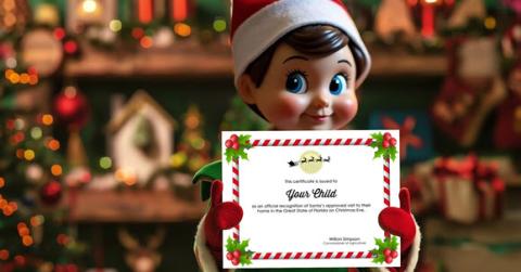 Certificates of Clearance officially confirm that Santa and his reindeer are cleared to enter Florida and deliver gifts to good boys and girls. PHOTO/FDACS