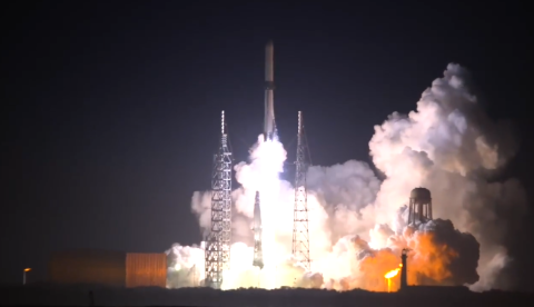 Blue Origin’s New Glenn rocket on the NG-1 mission lifted off at 2:03 a.m. Thursday from Cape Canaveral Space Force Station. PHOTO/BLUE ORIGIN