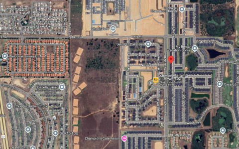 An early morning domestic dispute in the ChampionsGate Country Club neighborhood Sunday left a 37-year-old woman dead and her alleged attacker hospitalized and charged with first-degree murder. 