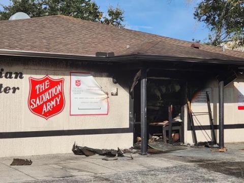 The Salvation Army's ability to provide services in Osceola County was severely hampered by a November 23 arson fire at its service center near downtown Kissimmee. FILE PHOTO
