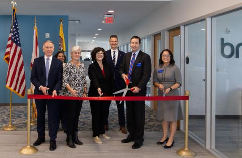 Osceola County and Florida Semiconductor Institute officials cut the ribbon Tuesday on FSI's new space at the NeoCity OC building. PHOTO/OSCEOLA COUNTY