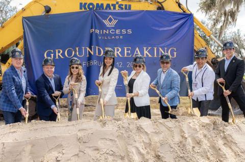 Developers and local leaders marked Wednesday's groundbreaking of Princess Village, a vacation rental development with a potential $250 million economic impact, developers say. SUBMITTED PHOTO