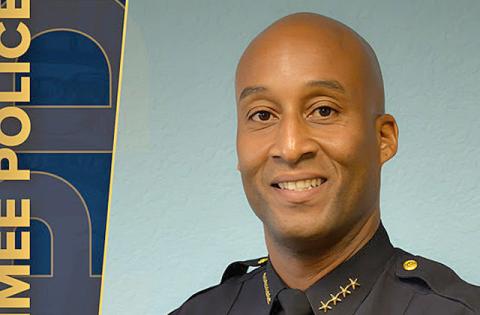 The City of Kissimmee Monday named former Clermont Chief Charles "Chuck" Broadway as its 35th police chief. PHOTO/CITY OF KISSIMMEE