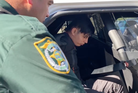 Brayan Alexis Mendieta Lopez, 24, was taken to jail this week, suspected of sexual conduct with a 13-year-old at a Kissimmee home. PHOTO/OSCEOLA COUNTY SHERIFF'S OFFICE
