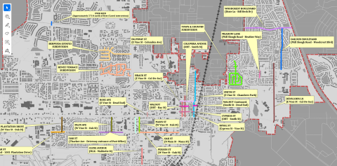 The city has a web page showing the streets to be milled, paved and improved over the coming weeks. MAP/CITY OF KISSIMMEE