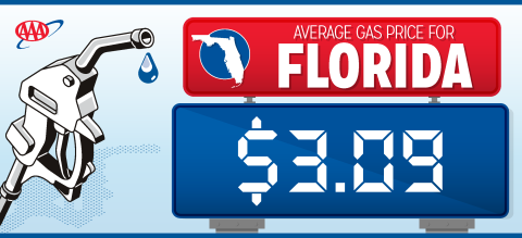 Although the state average rose 10 cents last week, it came back down almost the same amount, finishing the week only 1 cent higher than the week before, and roughly about the same locally. GRAPHIC/AAA