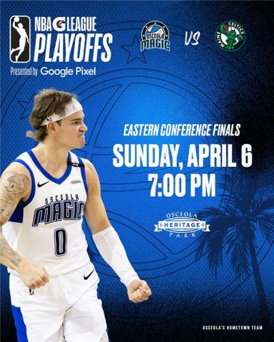 Go see the Osceola Magic take on the Maine Celtics tonight for a shot at the NBA G League title!