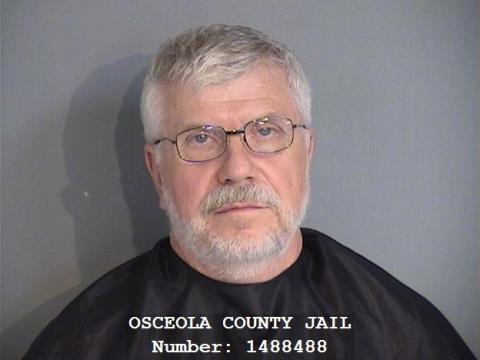 Osceola County Sheriff's deputies say Joseph Janeczek , 68, had a USB drives with hidden camera footage of a nude woman taken on a hidden camera in his home. (Photo/Osceola County Jail) 