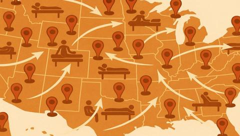 Experts say an estimated 13,000 businesses nationwide bolster an illicit massage industry believed to be worth as much as $4 billion. (Graphic AI generated)
