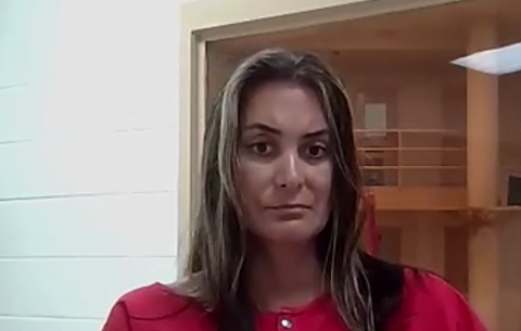 Robin Lopez, wife of jailed Sheriff Marcos Lopez, faced a judge Tuesday morning on her own racketeering charges. (Photo/Lake County Jail)