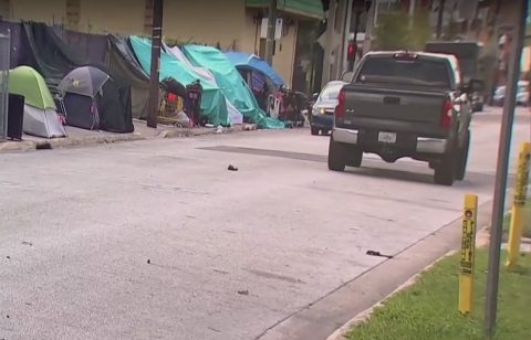 Thanks to HB 1365, people who are homeless now face the real possibility of being arrested for not complying with law enforcement orders to vacate a sleeping place in public space. (Photo/WKMG)