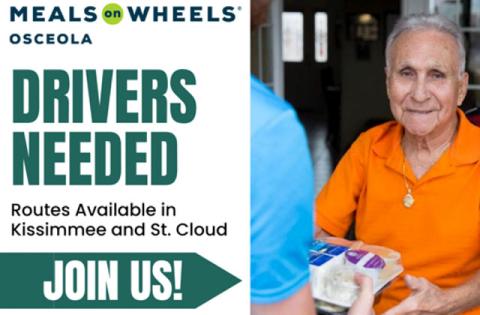 Anyone interested in volunteering is encouraged to join the Osceola Council on Aging Meals on Wheels team. (Photo/Osceola Council on Aging)