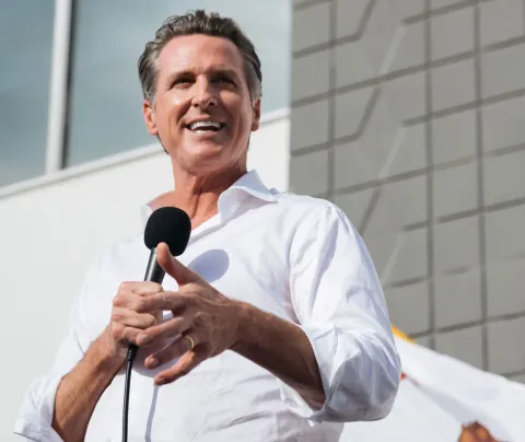 California Gov. Gavin Newsom led an initiative aimed at redrawing districts to elect more Democrats to the U.S. House. (Photo/California governor’s office via News Service of Florida)