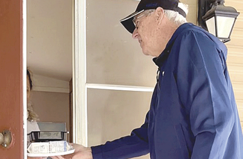 Roger delivers food–and much more–with Meals on Wheels. (Photo/Debbie Daniel)