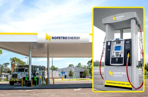 Expected to open by September, the Alaska Avenue facility will feature two fueling lanes designed to help the Central Florida Regional Transportation Authority scale its fleet efficiently. (Photos/Nopetro)