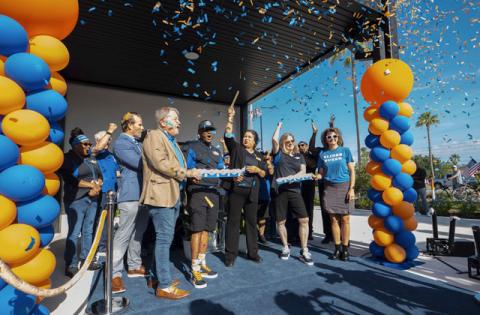 With much fanfare, the drawbridge (doors) swung open Tuesday morning at Central Florida's third White Castle location, convenient for Osceola County residents on West U.S. 192 near Old Town. (Photo/White Castle)