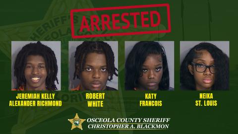 Four people have been arrested as part of a crackdown on these illegal parties at vacation rental homes, mostly on the far western end of the county. (Photo/Osceola County Sheriff’s Office)