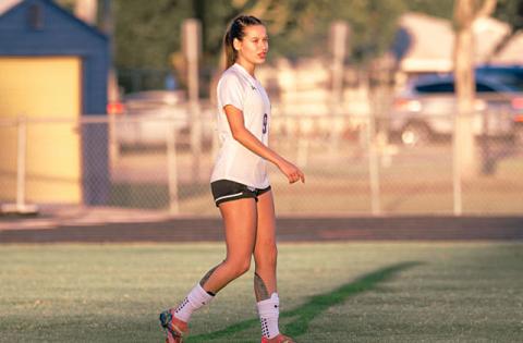 Celebration’s Leandra Oliveira helped lead the Storm to their first girls soccer district championship and regional playoff wins in school history. (Photo/Mario Casamalhuapa)