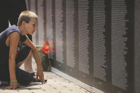 The Vietnam War Memorial, accompanied by a mobile education center, will come to the Kissimmee Gateway Airport March 13-16, 2025. PHOTO DEPT. OF DEFENSE/CPL. CHELSEA ANDERSON, U.S.M.C.
