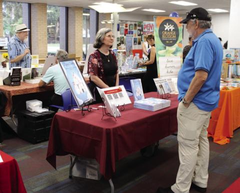 Dinah Jordan of Kissimmee, who attended the Florida Author Fest, is the author of “Defying Disability: One Couple’s Journey of Fierce Love and Unwavering Faith”. PHOTO/TERRY
