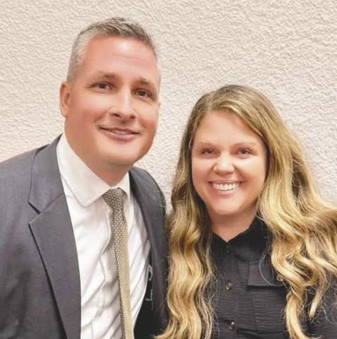 President Jonathan Gooch and Celeste Gooch. (Photos/Church of Jesus Christ of Latter-day Saints)