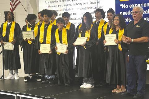 Nineteen students from Osceola County high schools graduated last week from the iBuild Pre-Apprenticeship Training Program at Osceola Technical College’s St. Cloud Campus. (Photo/David Chivers)