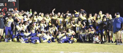 The 2020 Osceola Kowboys made it to the State Championship game before losing to Seminole High. The future road to a state title game would look significantly different if a new proposal passes. (Photo courtesy Jana Stultz/Osceola High School) PHOTO/JANA STULTZ, OHS