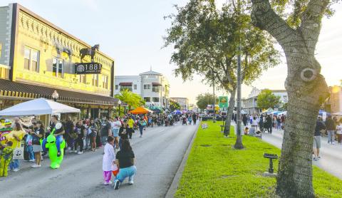 A moratorium on special event permits would still allow for events by Kissimmee Main Street like Boo on Broadway while the city carries out its Connect Kissimmee downtown improvement plan. FILE PHOTO