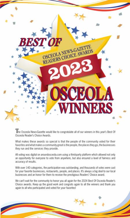 2023 Best of Osceola