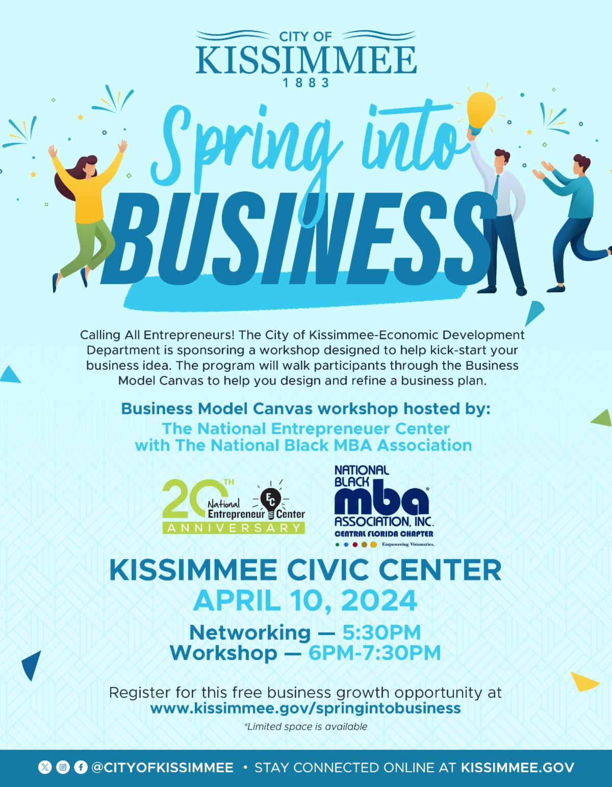 Business Resource Expos in Kissimmee and St. Cloud on April 10 and 12