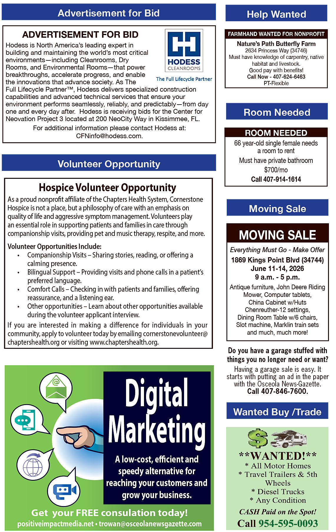 61126 Classifieds