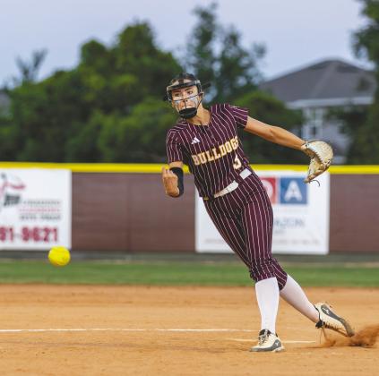 A leader at the plate, in the circle and in the dugout, St. Cloud junior Addison Felblinger is again the county Player of the Year. (Photo/Taylor McFee)